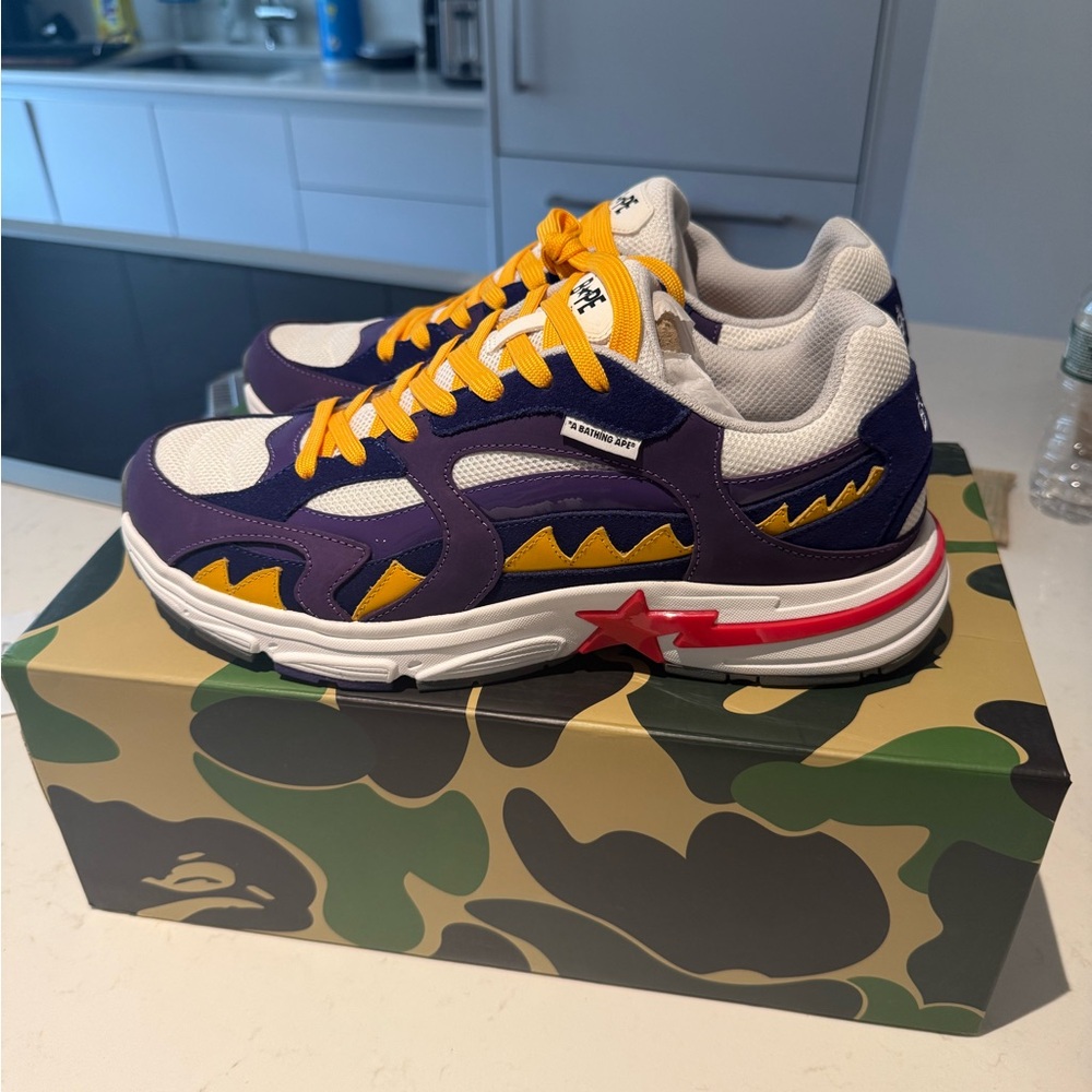 Brand New Bape Shark Sta “USA”